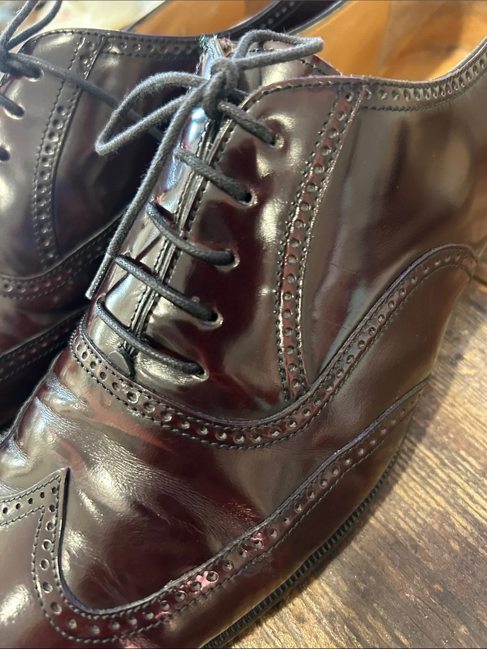 Caporicci oxblood wingtip